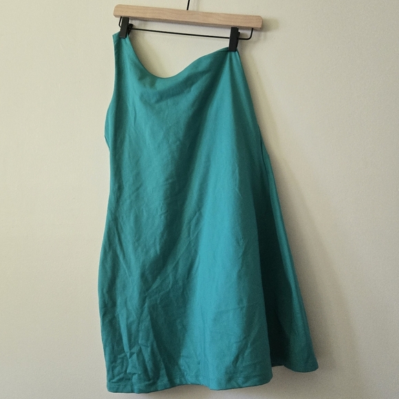 Girlfriend Collective Bianca Exercise Dress Size Large One Shoulder - Picture 5 of 8